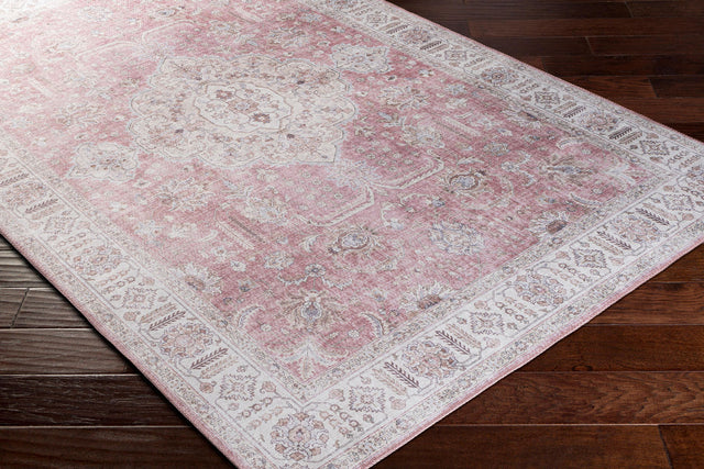Surya Iris Irs-2321 Mauve, Blush, Pale Blue, Brown Rugs.