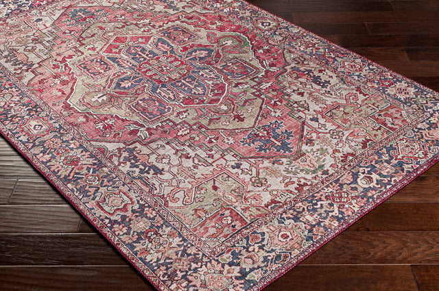 Surya Iris Irs-2357 Burgundy, Dark Blue, Sage, Blush Rugs.