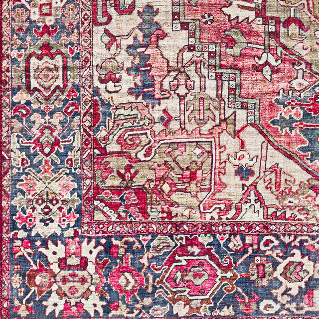 Surya Iris Irs-2357 Burgundy, Dark Blue, Sage, Blush Rugs.