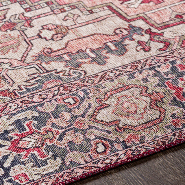 Surya Iris Irs-2357 Burgundy, Dark Blue, Sage, Blush Rugs.