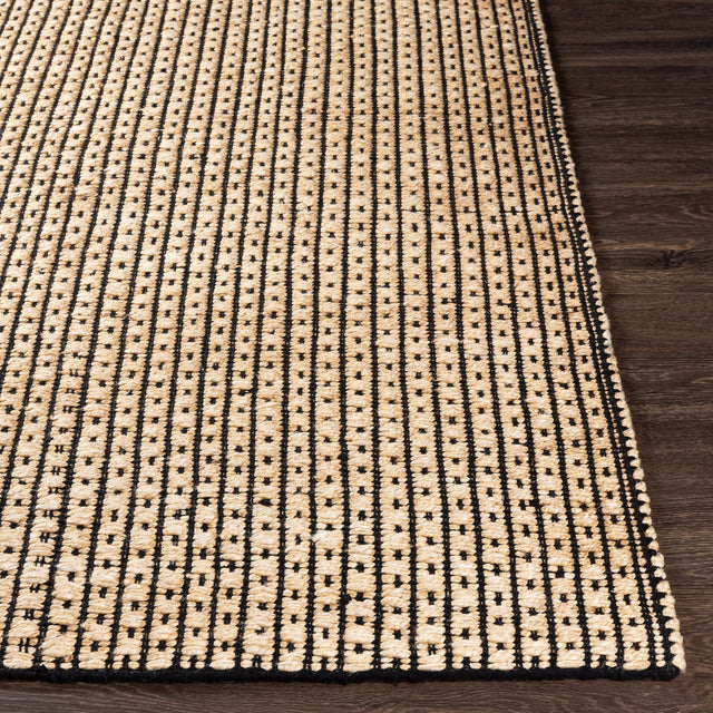 Surya Jasmine Jam-2300 Black, Beige Rugs.