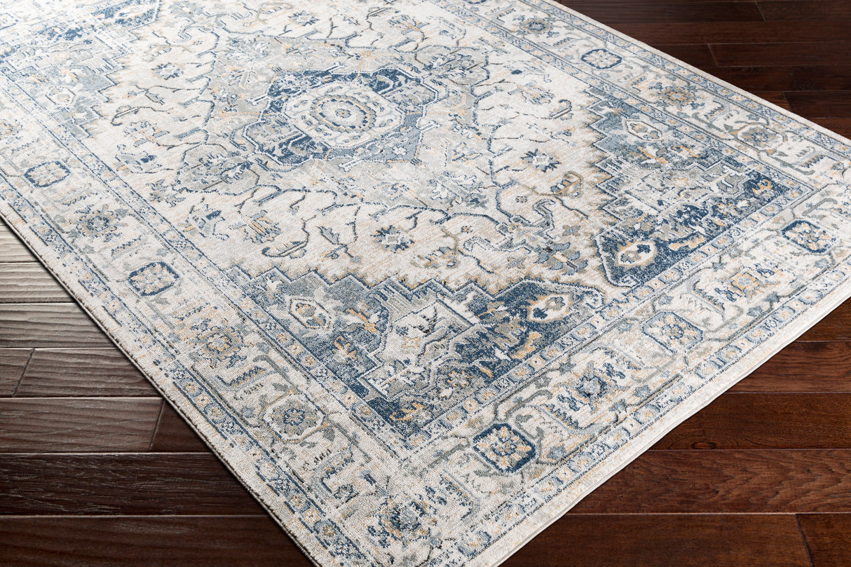 Surya Jolie Jlo-2305 Medium Gray, Tan, Light Gray, Ivory Rugs.