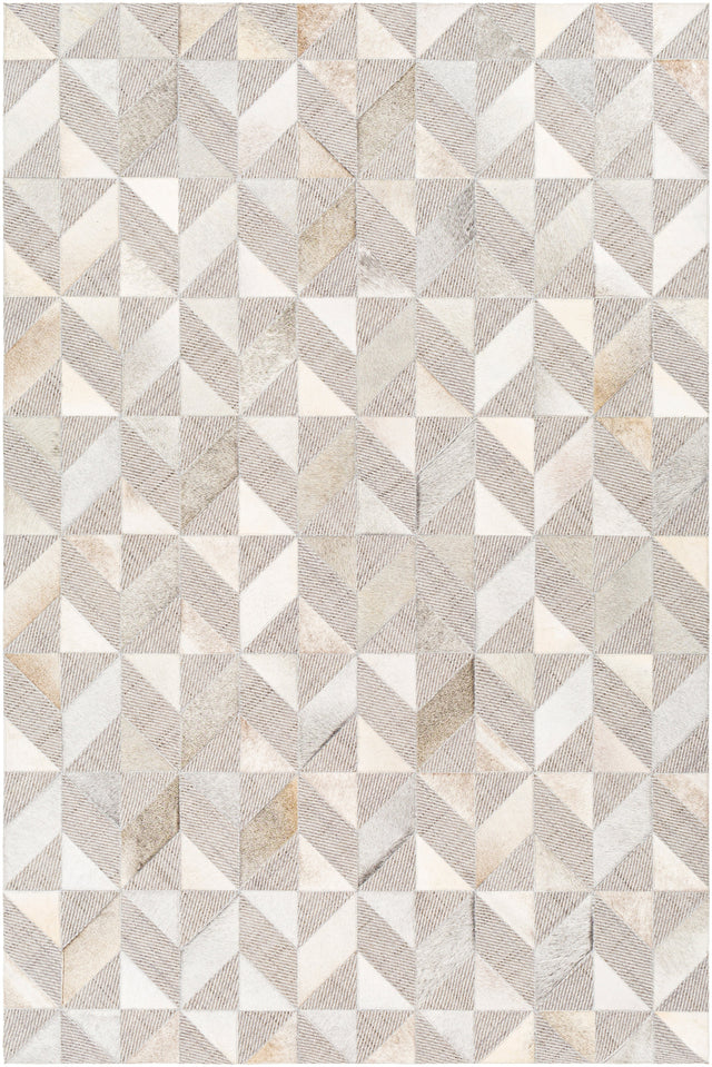 Surya Jardin Jrd-2301 Light Gray, Medium Gray, Cream, Beige Rugs.