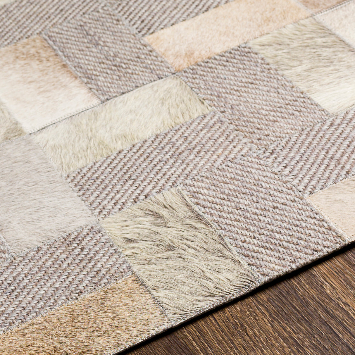 Surya Jardin Jrd-2305 Light Gray, Medium Gray, Cream, Beige Rugs.