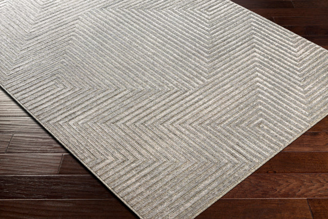 Surya Kingston Kgs-2306 Silver Gray, Medium Gray Rugs.