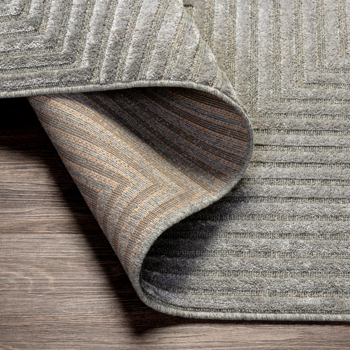 Surya Kingston Kgs-2306 Silver Gray, Medium Gray Rugs.