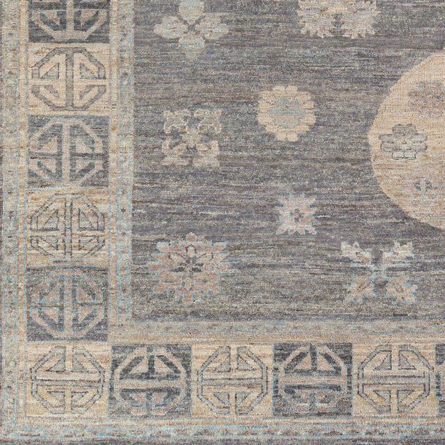 Surya Khotan Kht-2301 Dark Blue, Medium Gray Rug.