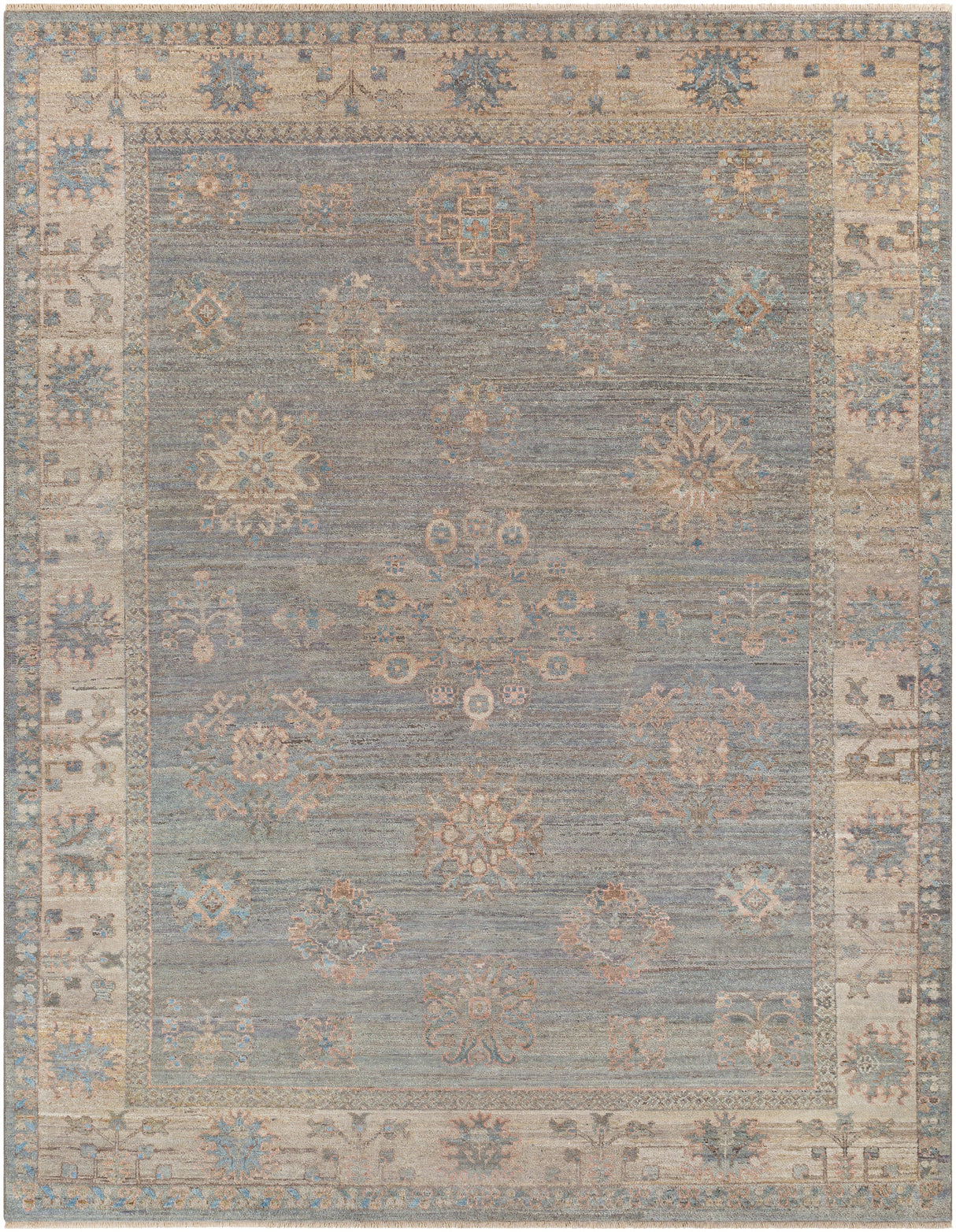 Surya Khotan Kht-2303 Sage, Blue Rug.