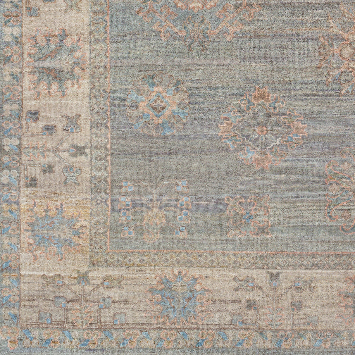 Surya Khotan Kht-2303 Sage, Blue Rug.