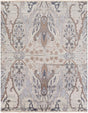 Surya Kushal Kus-2302 Silver Gray, White, Medium Gray, Taupe Rugs.