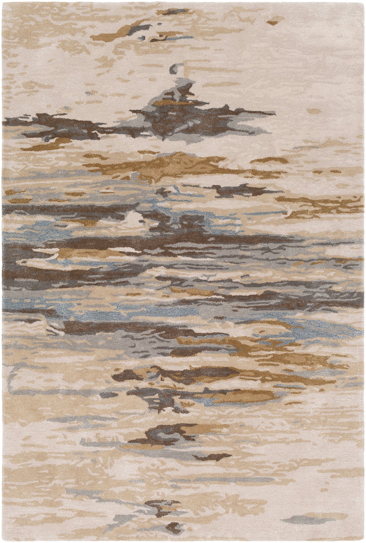 Surya Kavita Kvt-2301 Beige, Medium Gray, Camel, Tan Rugs.