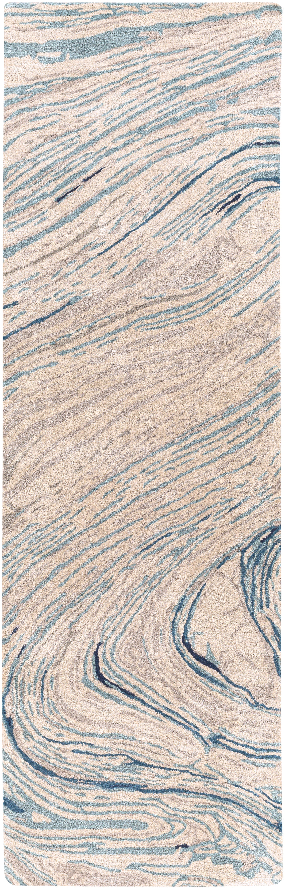 Surya Kavita Kvt-2308 Taupe, Ivory, Medium Gray, Navy Rugs.