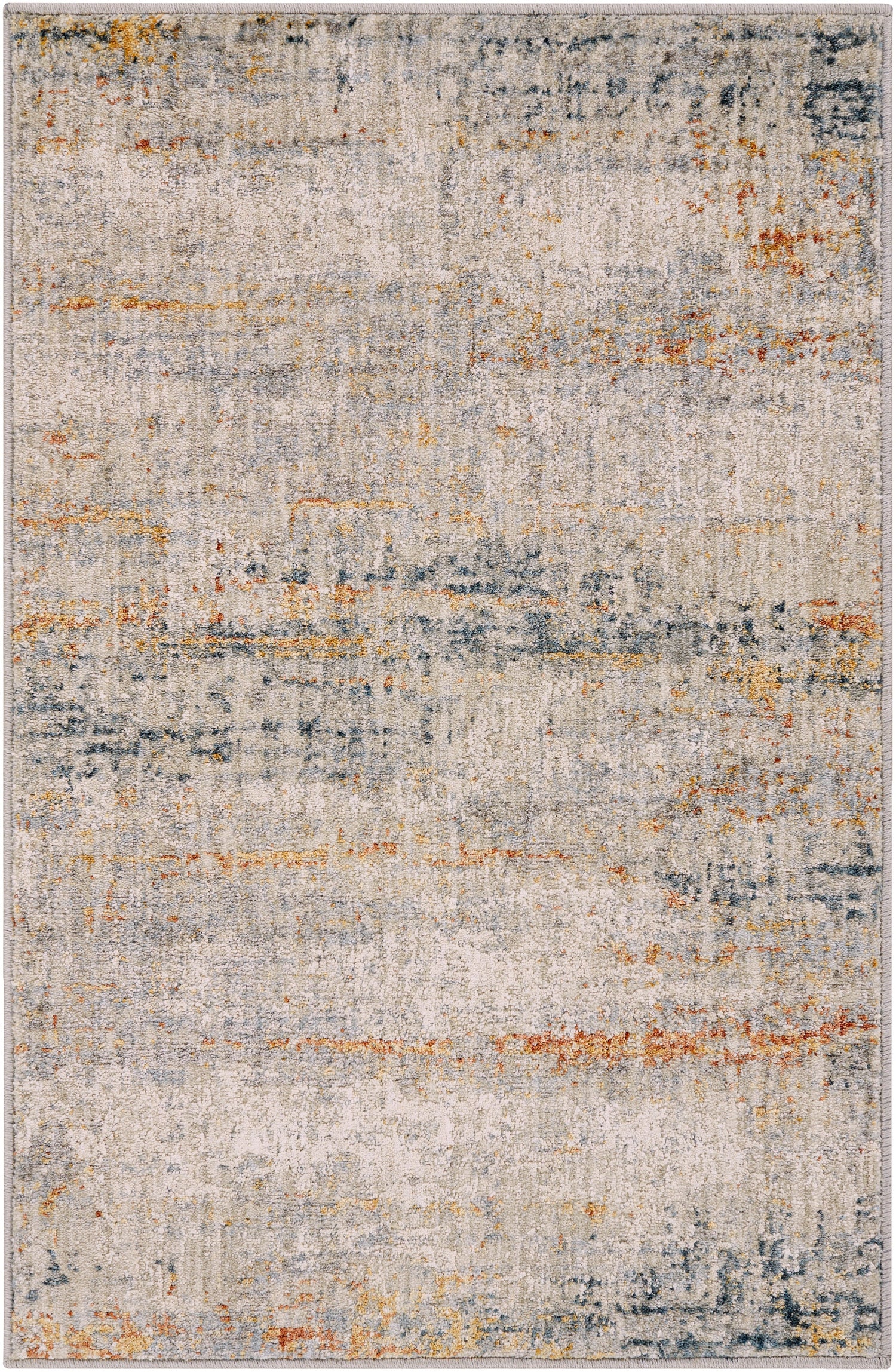Surya Laila Laa-2308 Teal, Sage, Burnt Orange, Saffron Rugs.