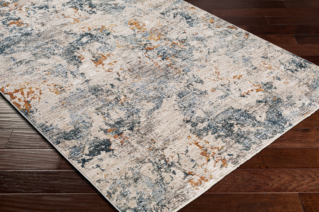 Surya Laila Laa-2315 Teal, Sage, Burnt Orange, Saffron Rugs.