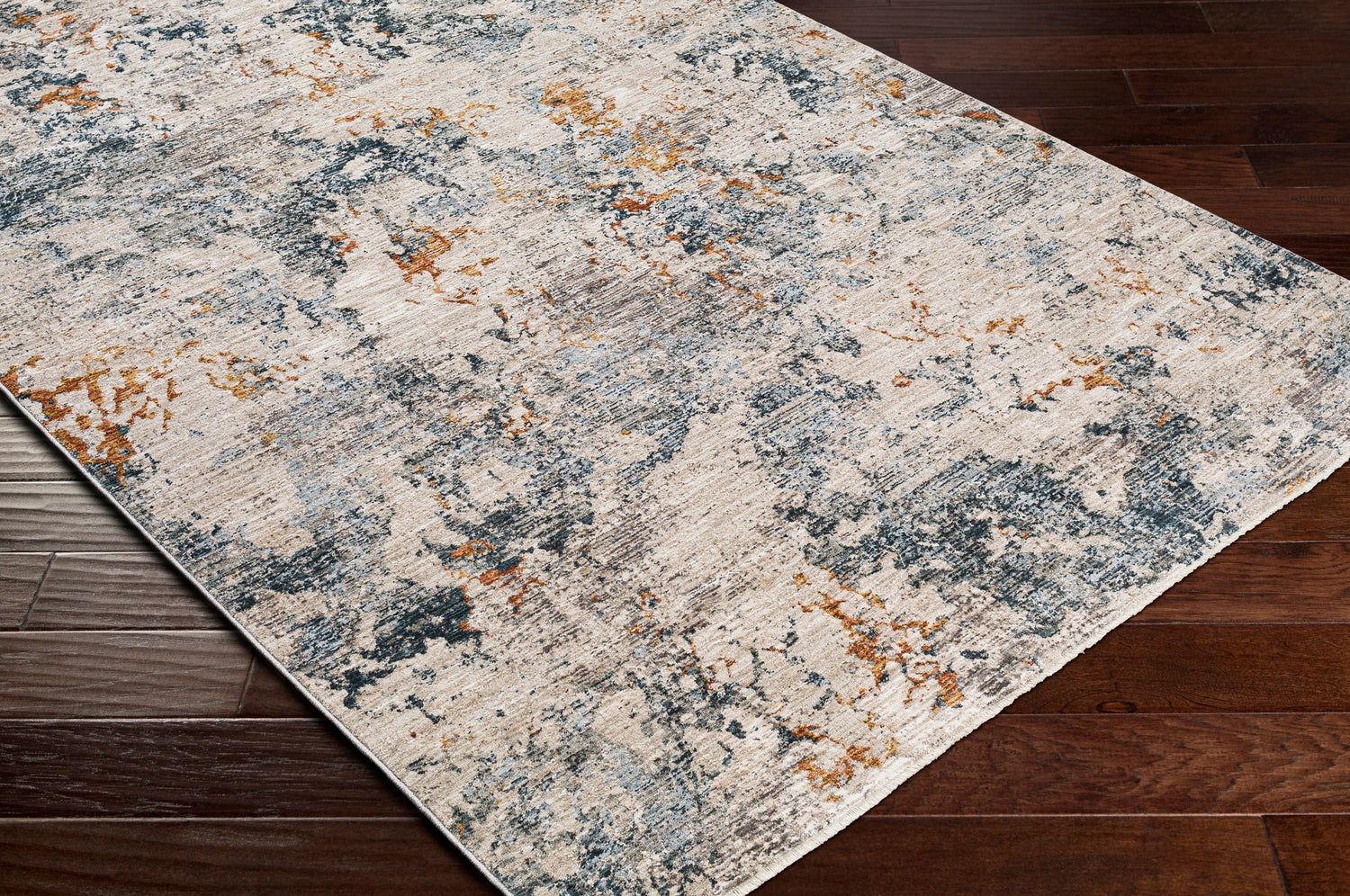 Surya Laila Laa-2315 Teal, Sage, Burnt Orange, Saffron Rugs.