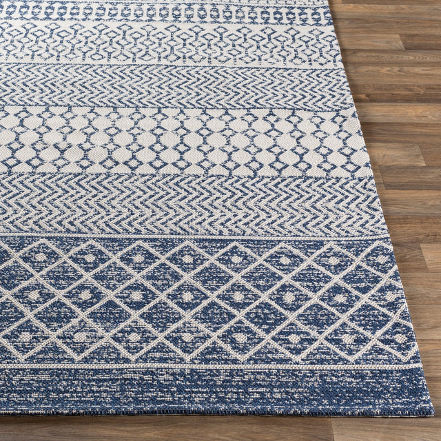 Surya La Casa Lcs-2307 Dark Blue, White, Denim Rugs.