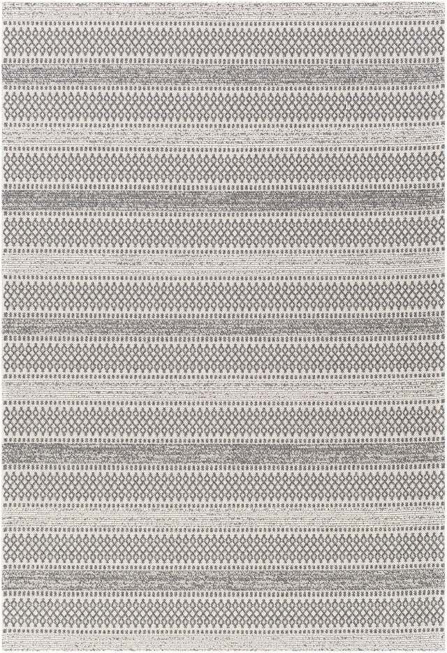 Surya La Casa Lcs-2309 Silver Gray, Charcoal, Ivory Rugs.