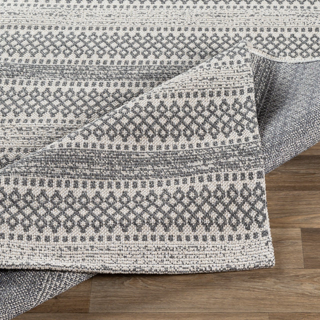 Surya La Casa Lcs-2309 Silver Gray, Charcoal, Ivory Rugs.