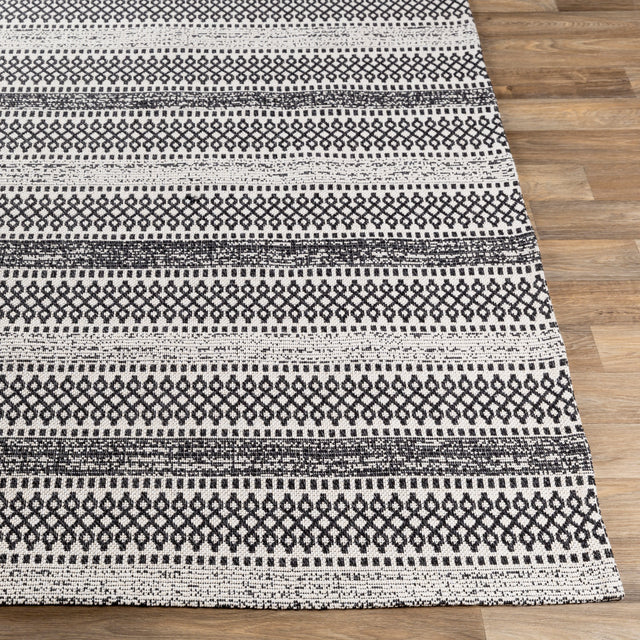 Surya La Casa Lcs-2310 Black, Cream Rugs.