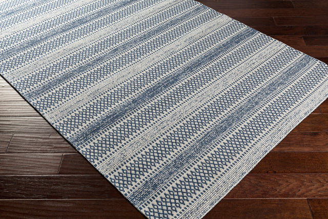 Surya La Casa Lcs-2311 Dark Blue, White, Denim Rugs.