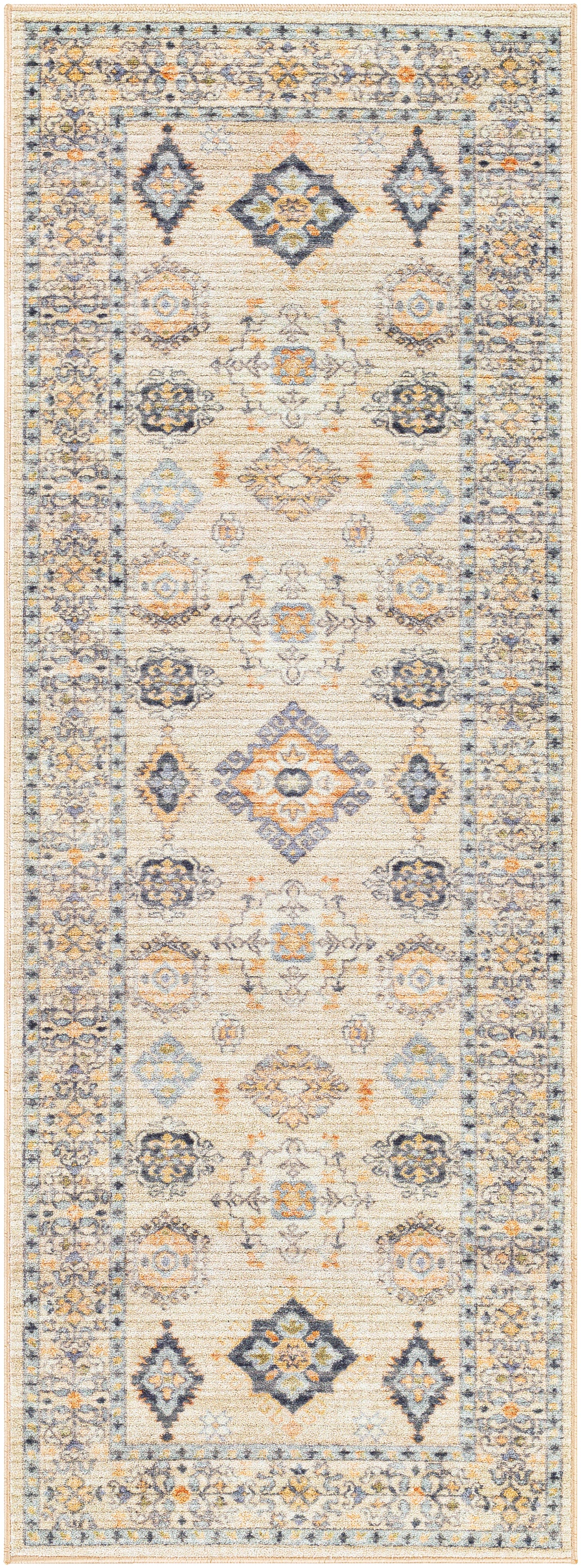 Surya Leicester Lec-2303 Burnt Orange, Tan, Denim, Grass Green Rugs.