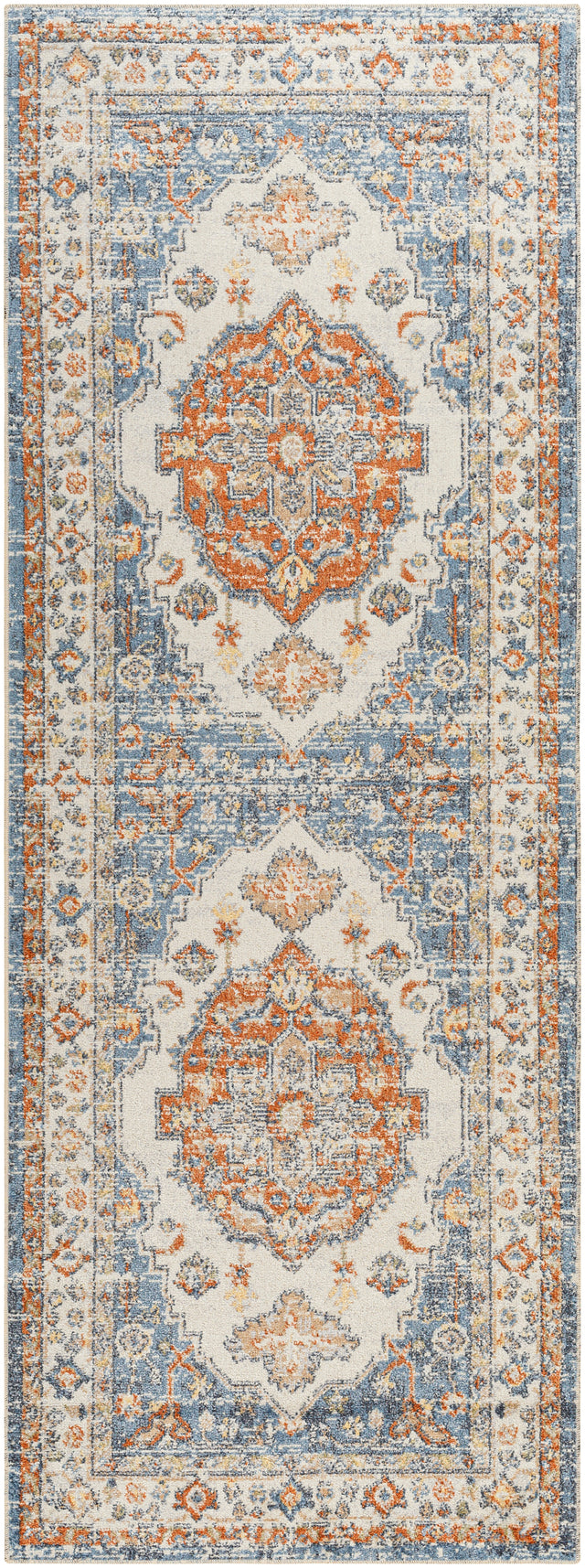 Surya Machine Washable Lillian Lll-2305 Blue Rug.