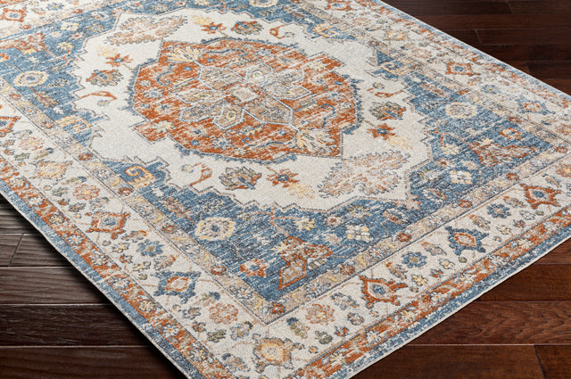 Surya Machine Washable Lillian Lll-2305 Blue Rug.