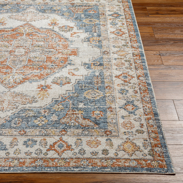 Surya Machine Washable Lillian Lll-2305 Blue Rug.
