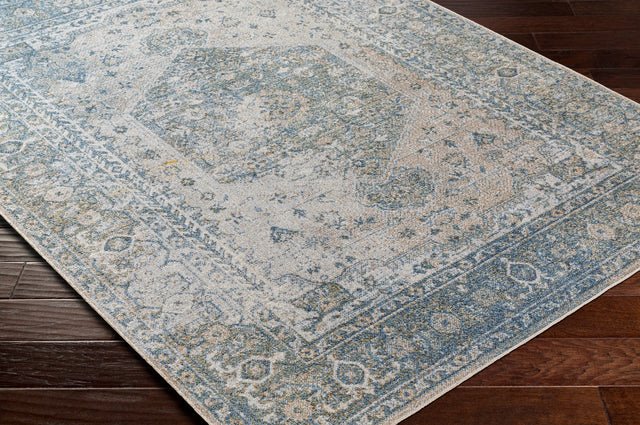 Surya Machine Washable Lillian Lll-2307 Blue Rug.