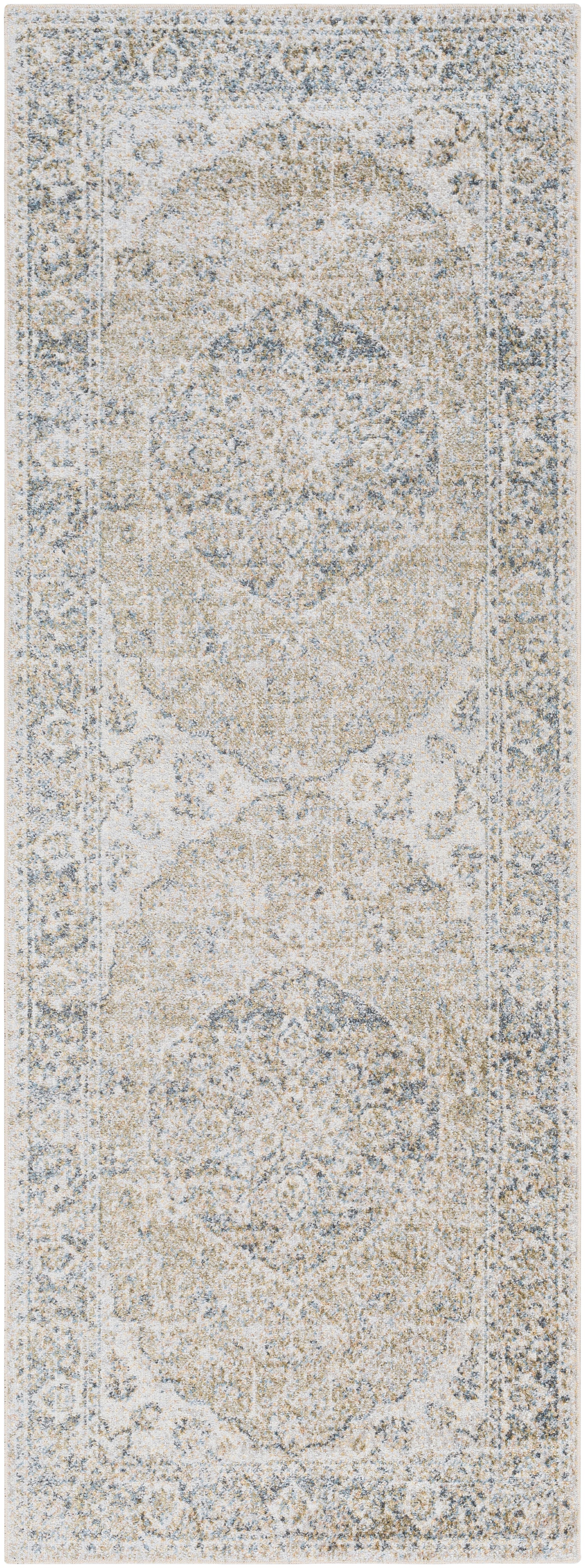 Surya Machine Washable Lillian Lll-2311 Green Rug.