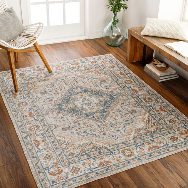 Surya Machine Washable Lillian Lll-2318 Beige Rug.