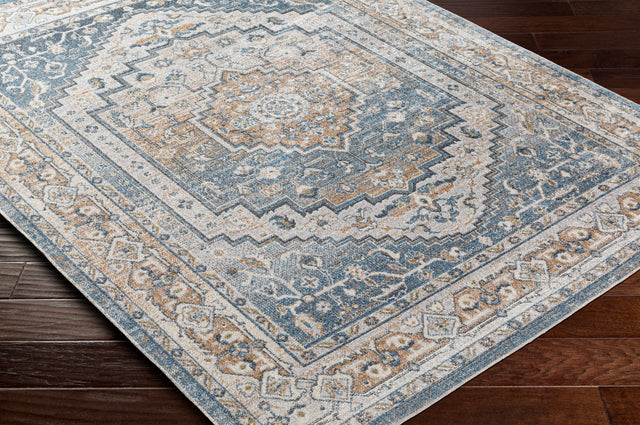 Surya Machine Washable Lillian Lll-2323 Blue Rug.