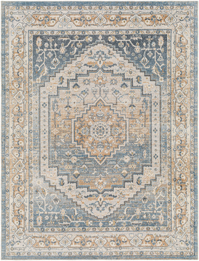 Surya Machine Washable Lillian Lll-2323 Blue Rug.