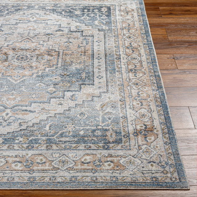 Surya Machine Washable Lillian Lll-2323 Blue Rug.