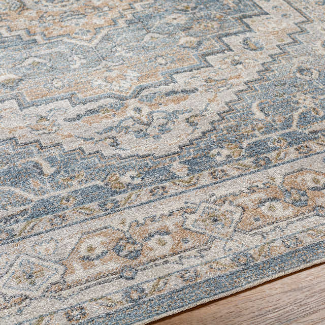 Surya Machine Washable Lillian Lll-2323 Blue Rug.