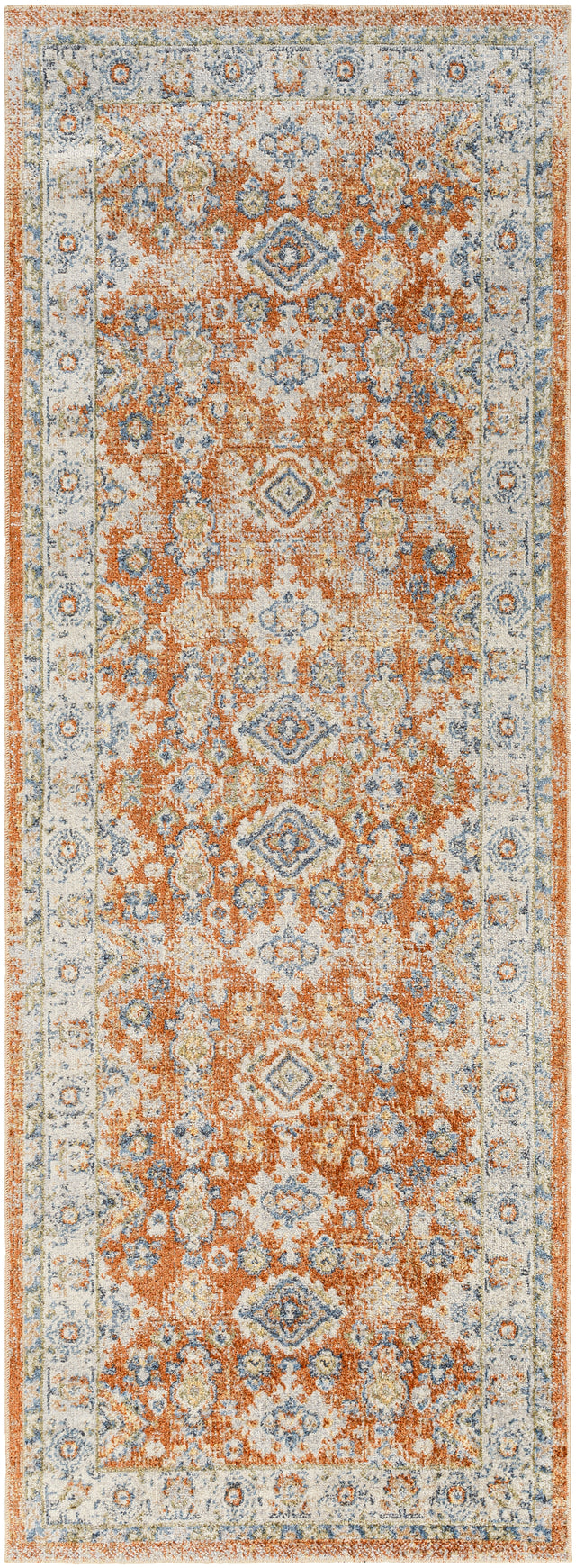 Surya Machine Washable Lillian Lll-2324 Orange Rug.