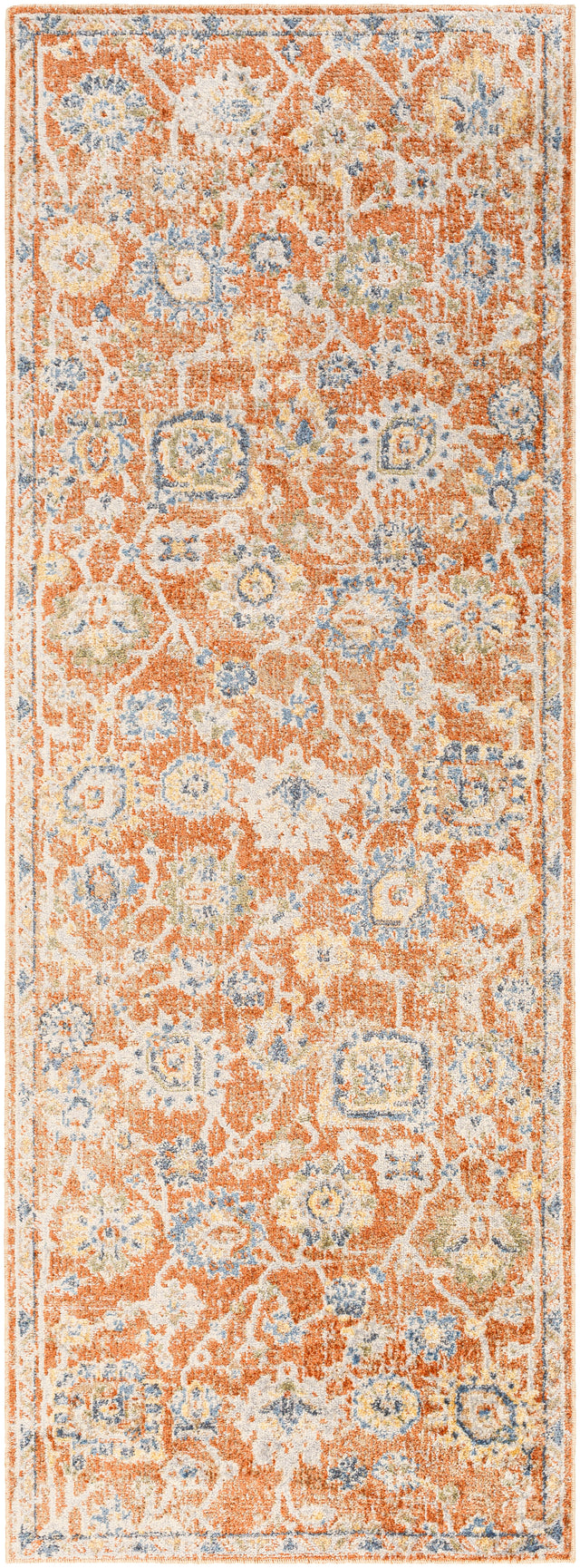 Surya Machine Washable Lillian Lll-2326 Orange Rug.