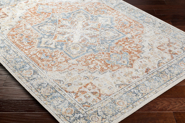 Surya Machine Washable Lillian Lll-2331 Orange Rug.