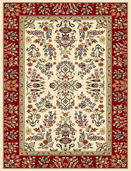 Safavieh Lyndhurst lnh331a Ivory / Red Rugs.