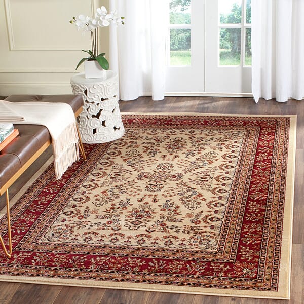 Safavieh Lyndhurst lnh331a Ivory / Red Rugs.