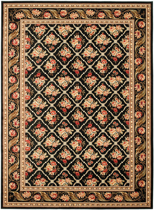 Safavieh Lyndhurst Lnh556-9090 Black / Black Rugs.