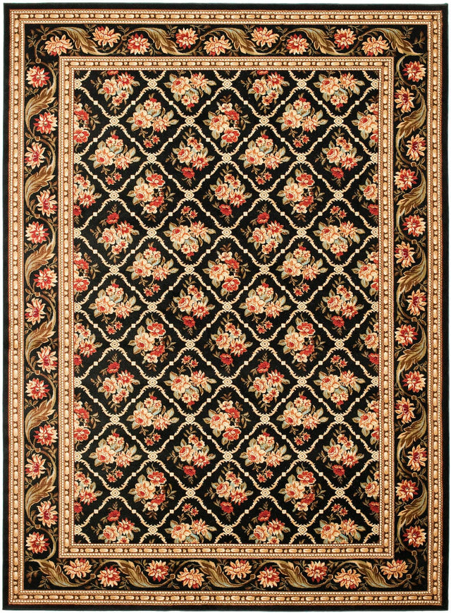 Safavieh Lyndhurst Lnh556-9090 Black / Black Rugs.