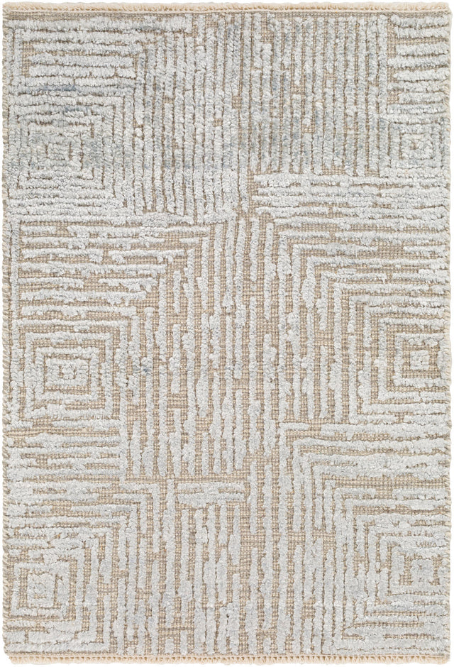 Surya Lora Lor-2300 Light Gray, Light Beige Rugs.