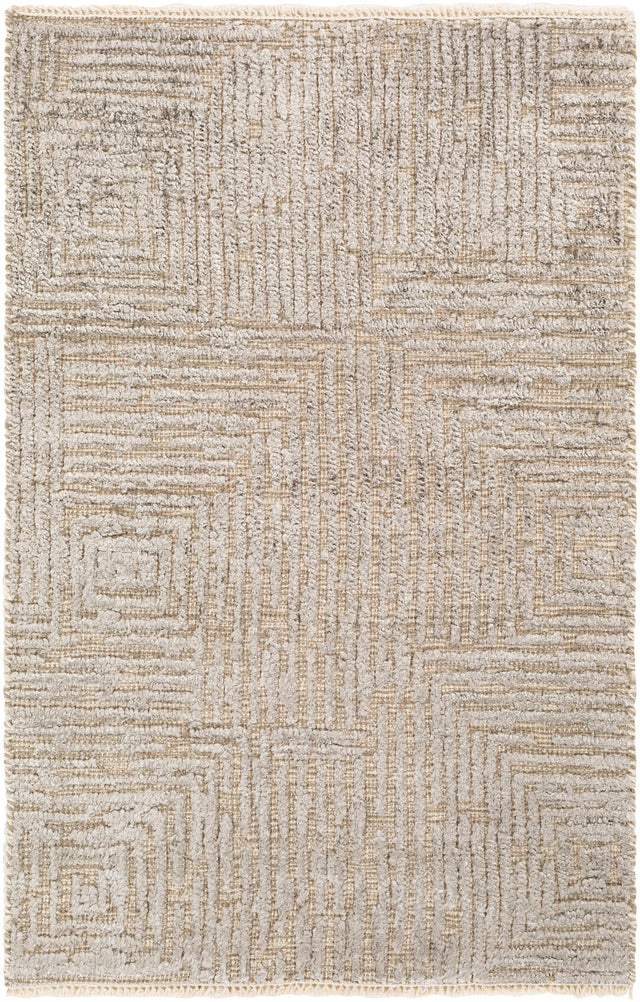 Surya Lora Lor-2302 Gray, Oatmeal Rugs.