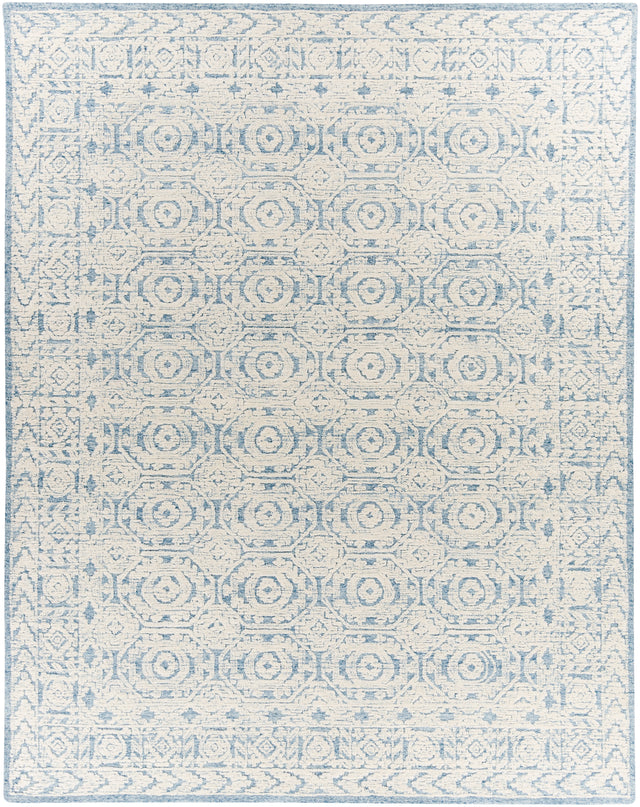 Surya Louvre Lou-2304 Dark Blue, Pale Blue Rug.