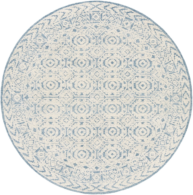 Surya Louvre Lou-2304 Dark Blue, Pale Blue Rug.