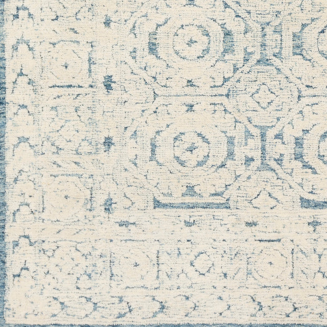 Surya Louvre Lou-2304 Dark Blue, Pale Blue Rug.