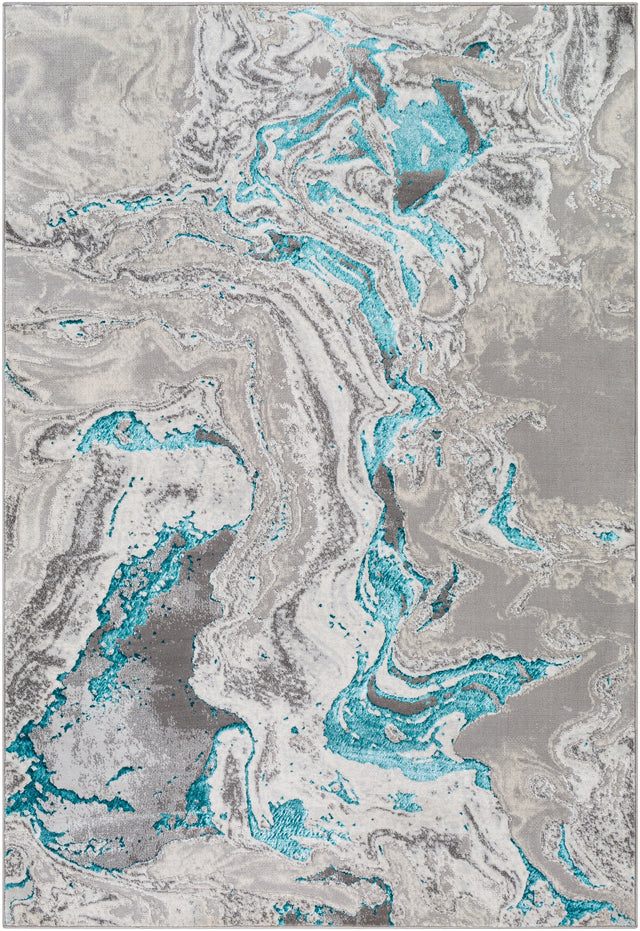 Surya Lustro Lsr-2304 Taupe, Cream, Beige, Teal Rugs.