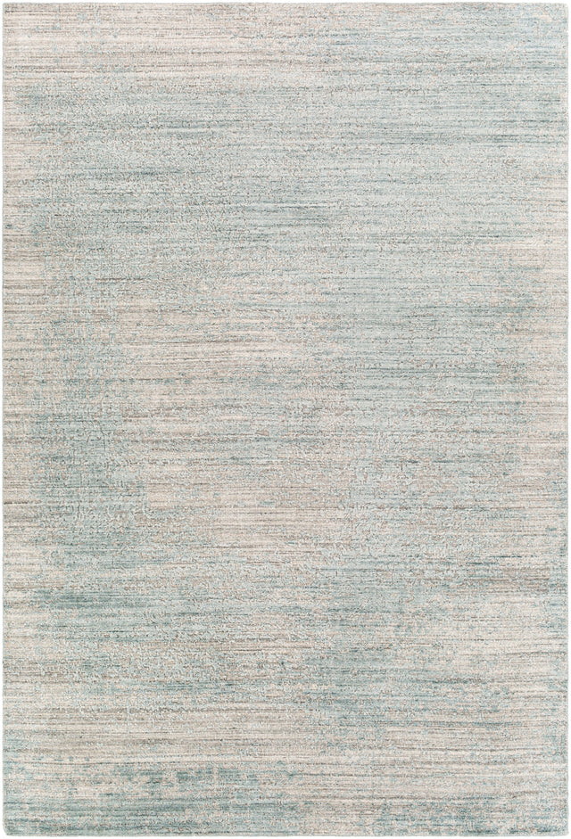 Surya Lucknow Luc-2304 Light Gray, Taupe, Teal Rugs.