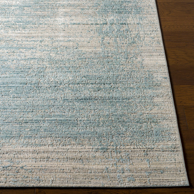 Surya Lucknow Luc-2304 Light Gray, Taupe, Teal Rugs.